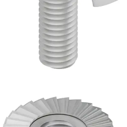 Vis à crochet Niedax filetage M6, avec écrou à bride denté acier zingué au feu 