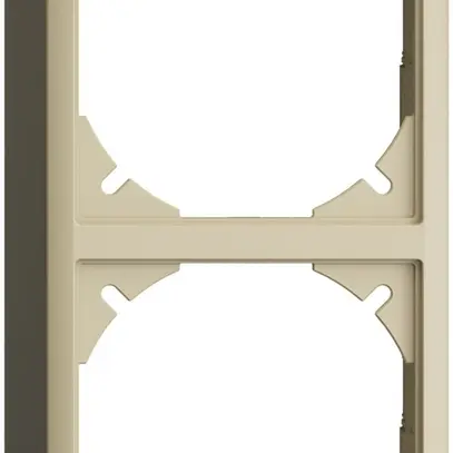 Capot EDIZIOdue 54mm I-I vanille, pour combinaison vertical/horizontal 