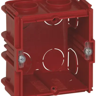 Scatola INC BATIBOX 2 mod. per muratura T=50mm rosso 