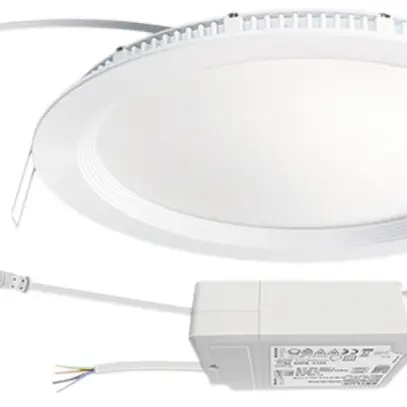 Downlight LED ESYLUX ELSA-2 Ø240 DALI 18W 3000K, 1750lm, bianco 