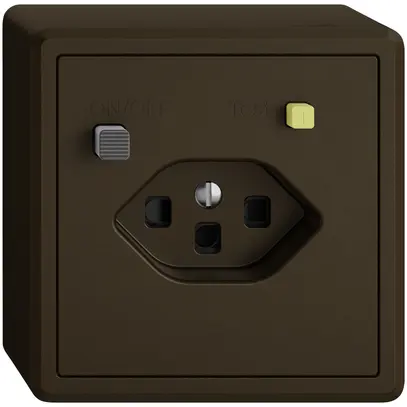 Presa FI AP EDIZIO.liv 1×T23 con shutter ma 