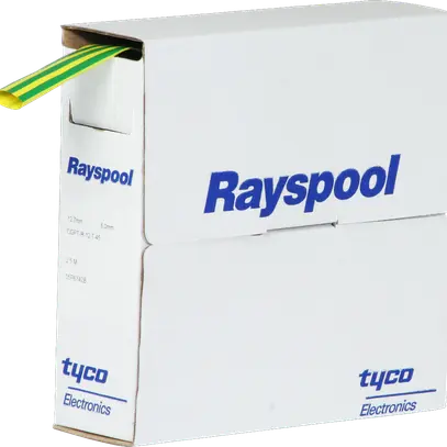 Guaina retrattile CGPT-R12.7/6.4 verde/giallo 