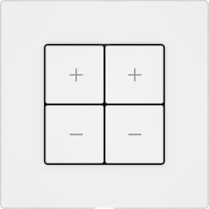 Station sec.variateur EDIZIO.liv Wiser SNAPFIX® 2 canaux 4 touches WLAN bc 