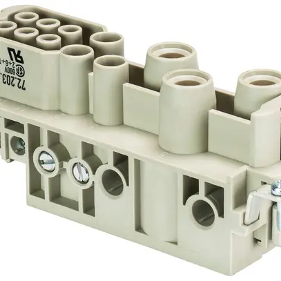 Insert douille WielandElectric revos POW BUS 3/3/6 HEA CA AG 3 100A 690V 1…25mm² 