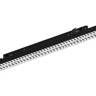 Luminaire apparent LED DOTLUX LINEAtrack 60W 10220lm 4000K ad3ph 1.5m no 80° 