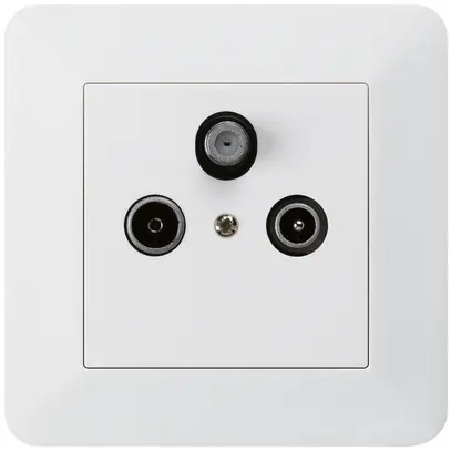 Presa antenna INC kallysto.trend R/TV/SAT bianco 