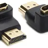Adattatore 90° Ceconet HDMI (m)/HDMI (f) 4K 340MHz 10.2Gbit/s schermato nero 
