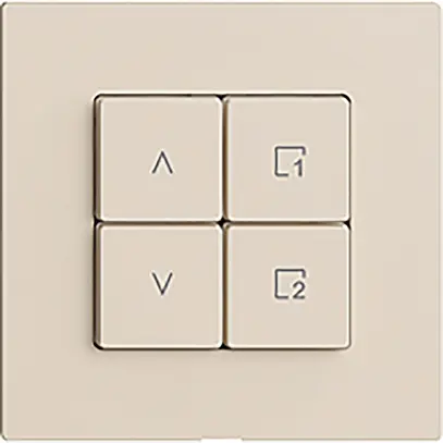 Station secondaire pour interrupteur stores 1c/4t scène WLAN Edue Wiser crema 