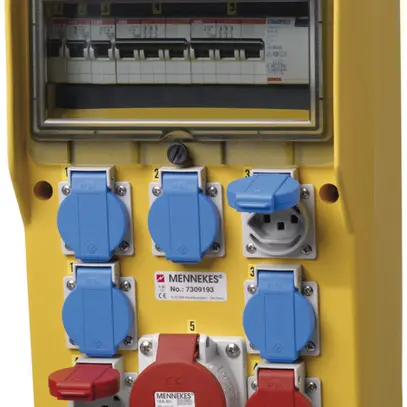 Distributore di corrente EverGum 40A 1×FI 5×LS 5×T23 2×T25 1×CEE16/5L 