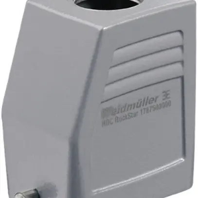 Boîtier pour fiche Weidmüller HDC 16D étrier lg.partie inf.haut grd.3 1×M25 haut 