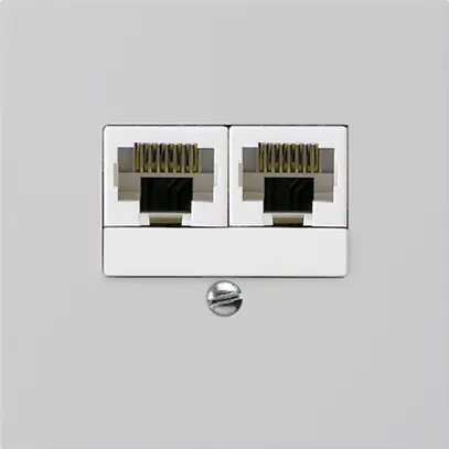 UP-Dose kallysto 2×RJ45u getrennt hellgrau 