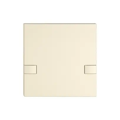 Poussoir 1/1 EDIZIO.liv SNAPFIX® p.KNX&UNI s.LED 2×comm.simple cr 