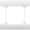 Cadre de recouvrement ENC kallysto.line 1×3 blanc horizontal 92×212mm 
