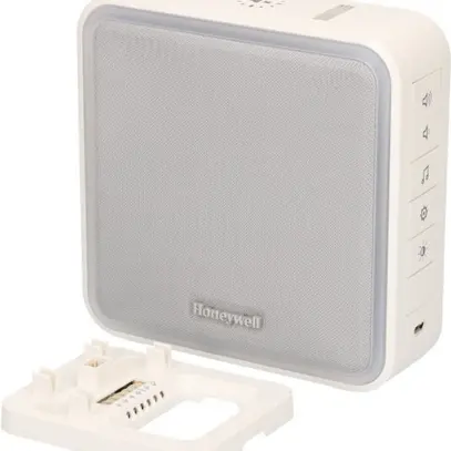 Carillon RF Honeywell DW915S 200m, avec transmetteur, LED flash blanc 