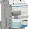 Disgiuntore differenziale Hager RCBO 2P 240V car.B 20A 0.03A tipo A 10kA 2UM 
