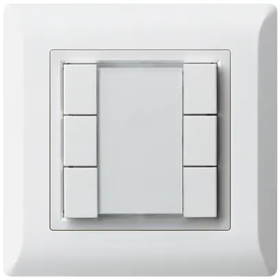 Pulsante universale INC 6×kallysto.line senza LED bianco 