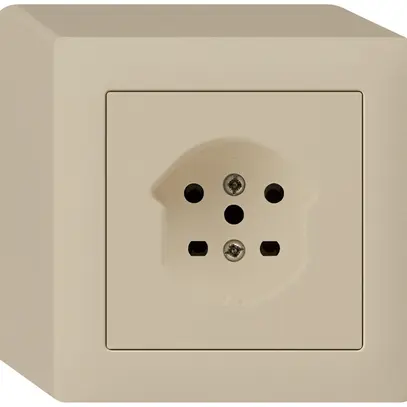 Prise AP kallysto T15 beige bornes à vis 