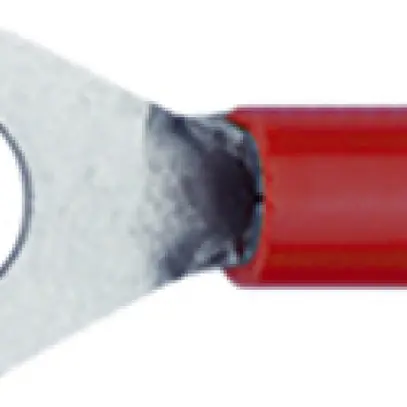 Capocorda a crimpare a forma di forcella Ferratec M3 isol.PC 0.5…1mm² ro 100pzz 