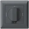Interruttore rotativo INC 0-Hand-0-Aut. kallysto.line 2/1L antracite manopola 