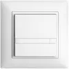 UP-Taster KNX 1-fach EDIZIOdue colore weiss RGB ohne LED mit Papiereinlage 