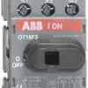 Interrupteur de charge ABB 16A/400V 3L, AC22A gris clair 