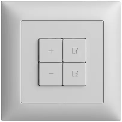 Comando per dimmer INC 1c scena/4t Edue Wiser grigio chiaro 