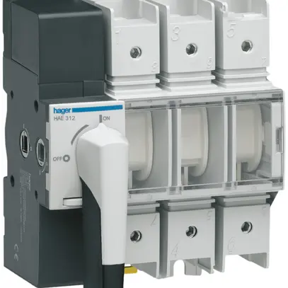 Interrupteur sectionneur Hager HAE312 3L 125A 