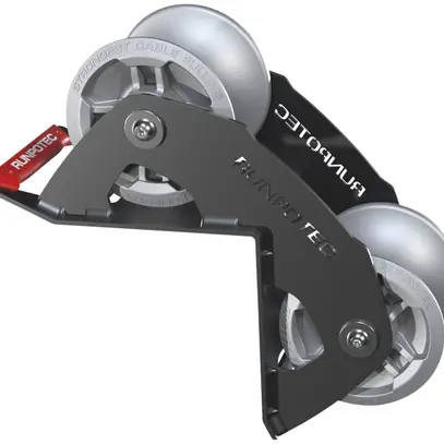 Svolgicavo RUNPOTEC 90°, Ø130×100mm, max.1500kg, 360×155×140mm, 6.47kg 