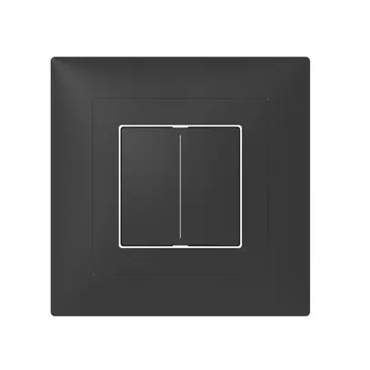 Couronne pour senseur poussoir SIDUS KNX Basic Fset-B 1/2, anthracite 