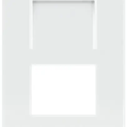 Cadre de recouvrement vidéo ABB-Welcome, pour 1/4 (4 modules), Al blanc 