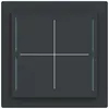 Elemento di comando AP ABB SIDUS touch free@home con BCU 1…4-volte antracite 