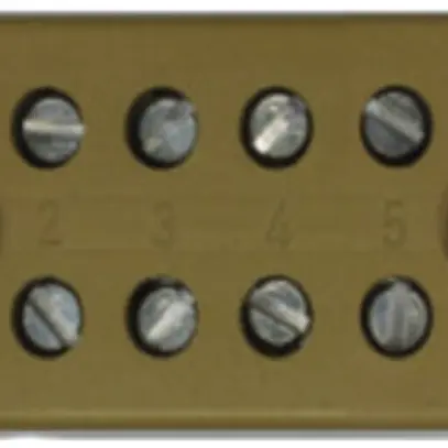 Barrette de bornes Weidmüller BK 6 CRN connexion à vis 4mm² 6L 22mm jaune 