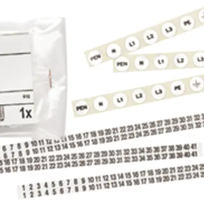 Bottone di marcaggio Hager per morsetto ad innesto QC 