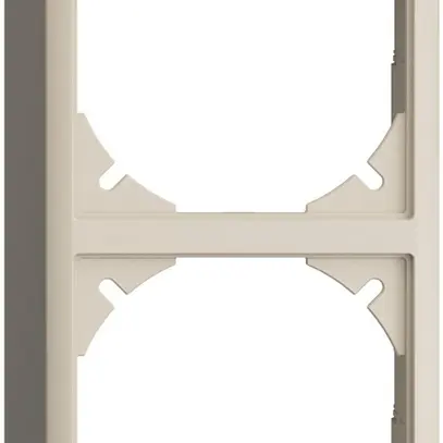 Cappa EDIZIOdue 54mm I-I crema, per combinazione verticale/orizzontale 