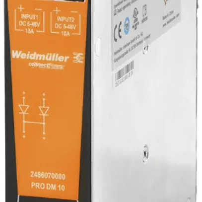 Module de diode WM PRO DM 10 5…48VDC IN: 2×10A OUT: 1×20A 