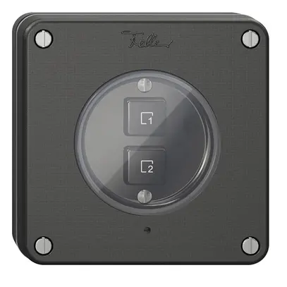 Poussoir scène ENC 2 scènes vertical/2T NEVO Wiser noir 