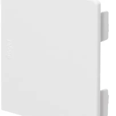 Embout de fermeture tehalit LF 60060, blanc trafic 