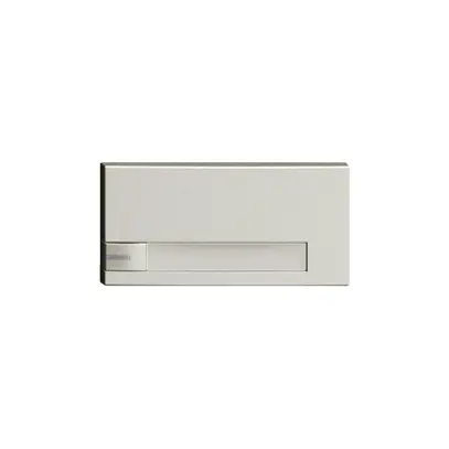 Touche 1/2 KNX/électron.a.LED+ pap.EDIZIOdue commande 1×gris clair 