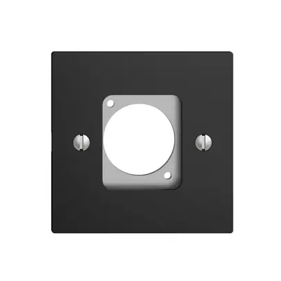 Kit de montage pour prise XLR EDIZIOdue noir 