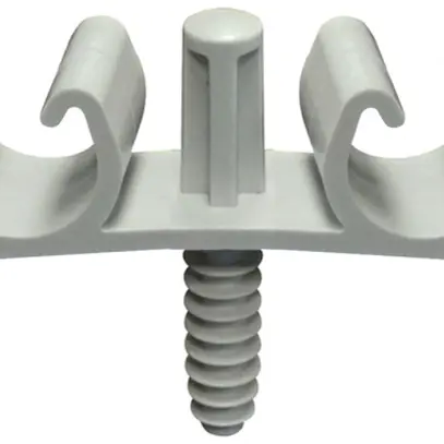 Collare di fissaggio FIX-RING MULTI materiale sintetico 2×Ø22mm gr 40 pezzi 