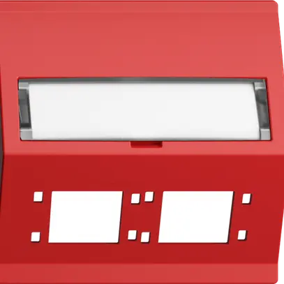 Kit montage INC EDIZIOdue F sortie oblique 2×R&M cat.6A/LC spécial, berry 