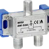 Répartiteur F WISI DM02B 2 fois 3.7dB 5…1000MHz 