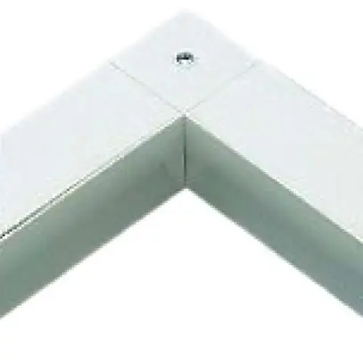 Raccordo a squadra Lytespan 3, alimentazione all'esterno, argento 