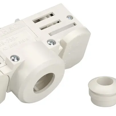 Adaptateur luminaire SLV pour rail conducteur EUTRAC 3p, 1LNPE, max. 5kg, blanc 