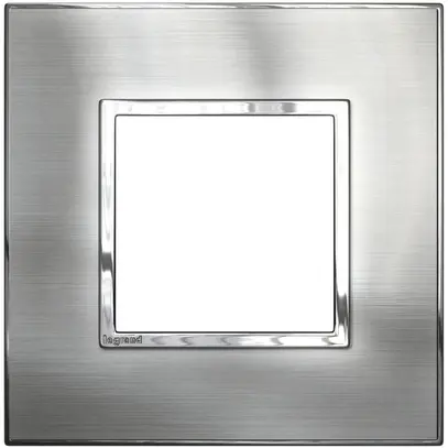 Cadre de recouvrement ATO 1×1 module acier fin 
