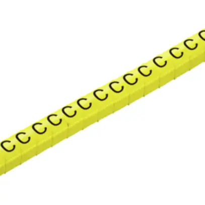 Marqueur de conducteur Weidmüller CLI C MP p.Ø3…4mm 3×5.5mm impression: N jaune 