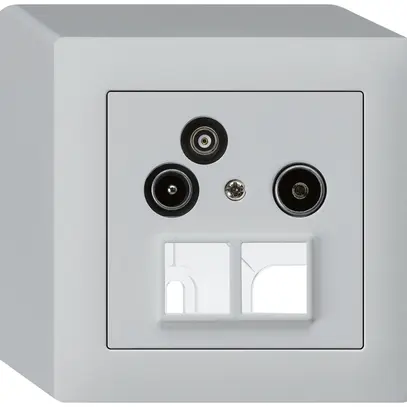 Prise d'antenne AP R/TV-données HMS kallysto 19dB gris clair 