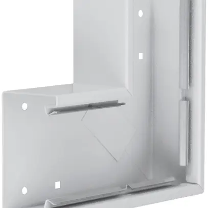 Angle plat tehalit BRS 65100 gris clair 