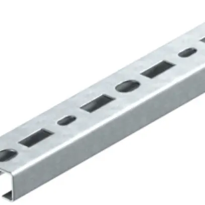 Barra profilata Bettermann 500×35×18mm zincato 
