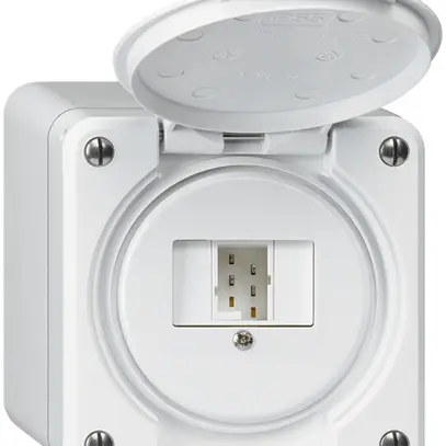 Boîte de raccordement AP robusto IP55 blanc 1×TT83 